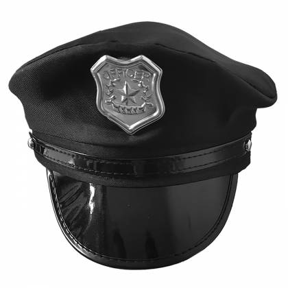 Καπέλο Αστυνομικού Δερματίνη ø22cm