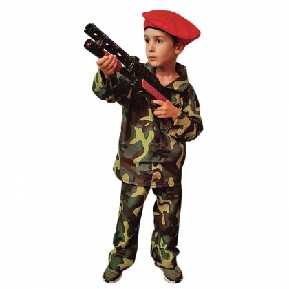 ΣΤΟΛΗ ΠΑΙΔΙΚΗ ΣΤΡΑΤΙΩΤΗΣ ΚΟΚΚΙΝΟΣΚΟΥΦΗΣ   στην Κατηγορία Παιδικές στολές - Αγόρι 