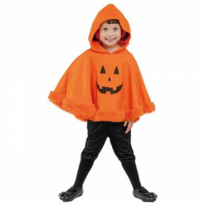 Στολή Μπεμπέ Πόντσο Κολοκύθα Halloween 